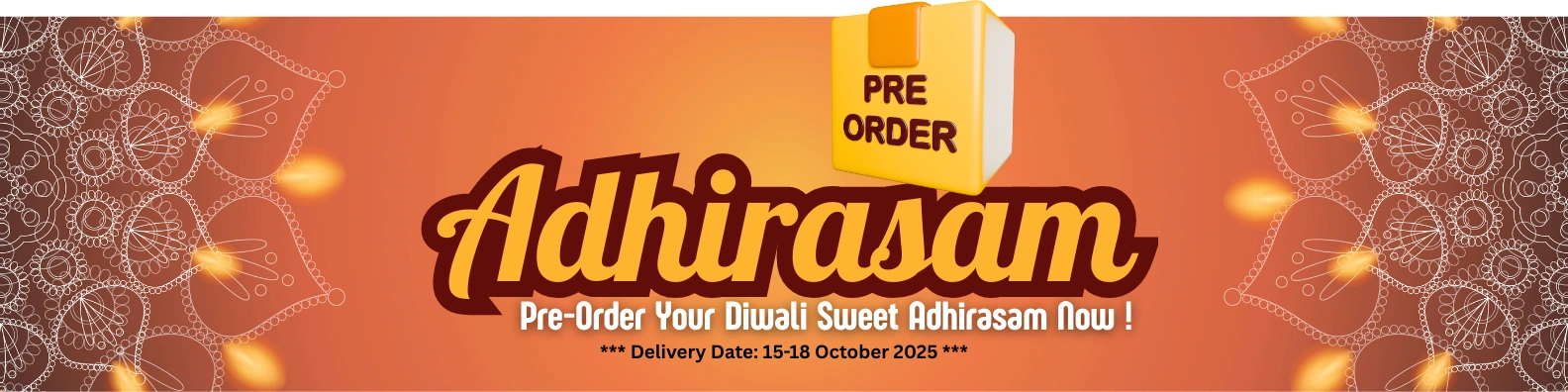 Adhirasam Diwali Sweet Pre Order
